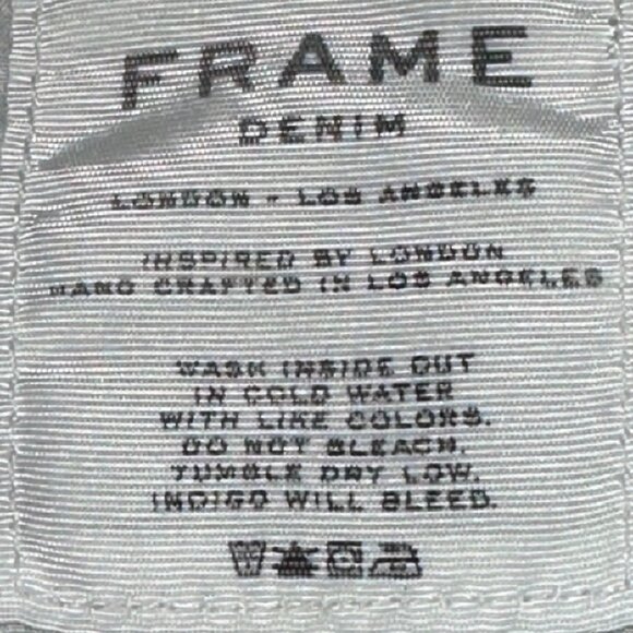 FRAME Denim Le Mini Frayed Waist Skirt‎ - Sawyer Style# LMFW207 Size 28 - Picture 7 of 9